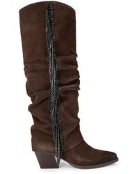 KG by Kurt Geiger - Suede Tempt Boots - Lyst