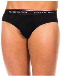 Tommy Hilfiger - Pack-3 Slips Breathable Fabric And Anatomical Front 1U87903766 - Lyst