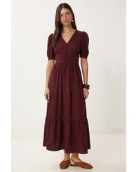 Happiness İstanbul - Cotton-Blend Poplin Maxi Dress - Lyst