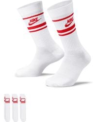 Nike - Sportswear Dri-Fit Everyday Essential Crew Socks (3 Pairs) - Lyst