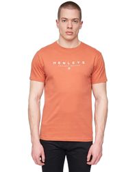 Henleys - Ninesix Logo T-Shirt (Brick) Cotton - Lyst