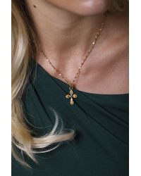 SVNX - Cross Pendant Necklace With Gift Box - Lyst