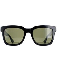 Gucci - Rectangular Frame Acetate Sunglasses - Lyst