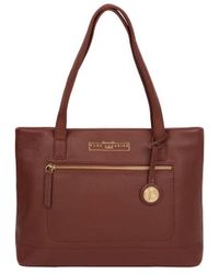 Pure Luxuries - 'Adley' Leather Handbag - Lyst