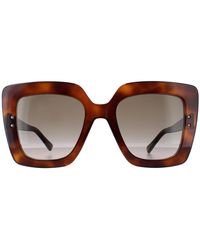 Jimmy Choo - Square Havana Gradient Auri/G/S - Lyst