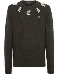 Philipp Plein - Pullover Ronde Hals Monogram - Lyst