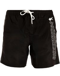 Bikkembergs - Boardshort Medium Met Zijband - Lyst