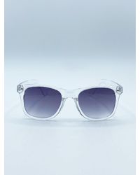 SVNX - Clear Wayfarer Sunglasses With Graded Lenses - Lyst