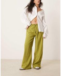 ASOS - Tailored Wide Leg Trouser With Contrast Side Stripe - Lyst