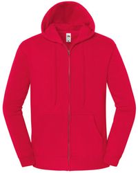 Fruit Of The Loom - Iconic Premium Hooded Sweat Jacket - Lyst