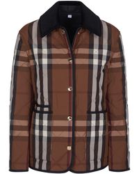 Burberry - Dranefeld Jas - Lyst