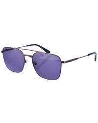 Calvin Klein - Metal Sunglasses With Aviator Shape Ck22115S - Lyst