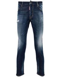 DSquared² - Dark Skater Fit Jeans Cotton - Lyst
