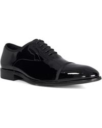 Dune - Shuffle Wf Wide Fit Patent Oxford Toe Cap Shoes - Lyst