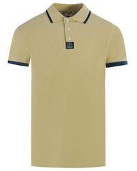 Aquascutum - Branded Shoulder Tipped Polo Shirt - Lyst