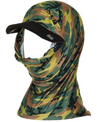 Buff - Camo Multifunctional Tubular With Visor 64700 - Lyst