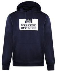 Weekend Offender - Long Sleeve Hm Service Classics Hoodie Wohd100 Cotton - Lyst
