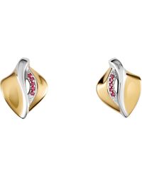 Orphelia - 'Anet' 925 Sterling Stud Earrings - Lyst