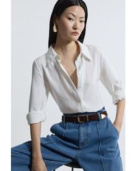 Karen Millen - Wide Suede Belt - Lyst