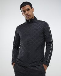 River Island - Jacket Monogram Funnel Nylon - Lyst