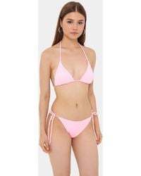 Hiccup - Floral Print Triangle Tie-Side Bikini Set - Lyst