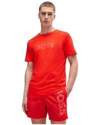BOSS - T Shirt Homme Rn Lijn - Lyst