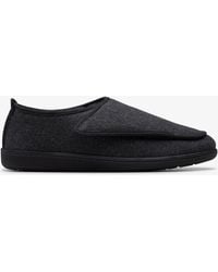 Clarks - Haworth Strap Dark Slippers - Lyst