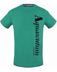 Aquascutum - Stitched Aldis Logo T-Shirt Cotton - Lyst