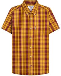 Lambretta - Ss25 Geruit Overhemd /Goud) - Lyst