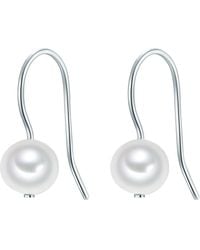 Valero Pearls - Drop Earring Sterling Freshwater Cultured Pearl - Lyst