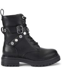 Carvela Kurt Geiger - Headline Combat Coin Boots - Lyst
