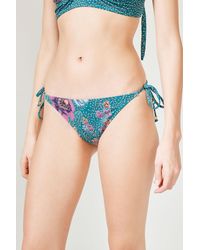 Penti - Floral Tie-Side Bikini Bottoms - Lyst