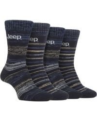 Jeep - 4 Pack Warm Thermal Boot Socks For Winter - Lyst