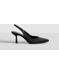 Boohoo - Wide Fit Low Slingback Court Shoes - Lyst
