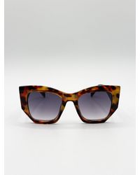 SVNX - Square Cat-Eye Sunglasses - Lyst