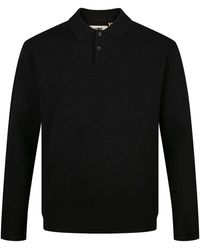 Luke 1977 - Kingsbridge Long Sleeve Knitted Polo - Lyst