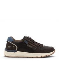 Mustang - Faux Leather Trainer Sneakers - Lyst