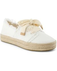 TOMS - Carolina Espadrille Lace Up Shoes - Lyst