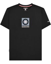 Lambretta - Box Logo T-Shirt Cotton - Lyst