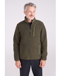 Mountain Warehouse - 'Hayfield' Fur Lined Fleece Sweater With Pockets Full Zip Cosy Coat - Lyst