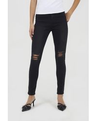 Brave Soul - Ripped Skinny Jeans Cotton - Lyst