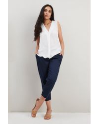 Wallis - Stretch Crop Trousers - Lyst