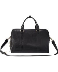 Infinity Leather - Vintage Genuine Holdall Duffle Gym Travel Bag - Lyst