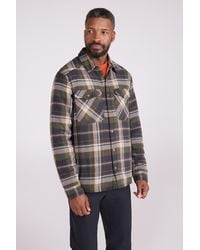 Mountain Warehouse - 'Pinn' Flannel Shirt Borg Lined Warm Cosy Stylish Layer Top Cotton - Lyst
