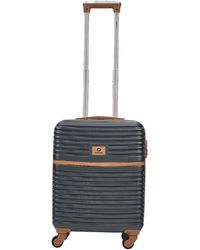 Infinity Leather - Hardshell Cabin Suitcase Robust 4 Wheel Abs Luggage Travel Bag - Lyst