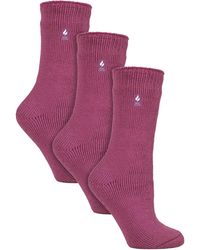 Heat Holders - 3 Pairs Ladies Original Thick Winter Thermal Socks - Lyst