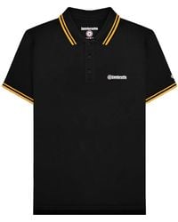 Lambretta - Ss25 Twin Tip Poloshirt (zwart/goud) - Lyst