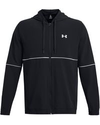 Under Armour - Baseline Solid Patterned Hooded Jacket - Lyst