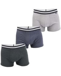 Ted Baker - Boxershorts Für Herren(3Er-Pack) /Blau/Schwarz) - Lyst