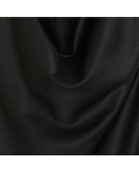 River Island - Slip Maxi Dress Black Satin Halter Neck - Lyst